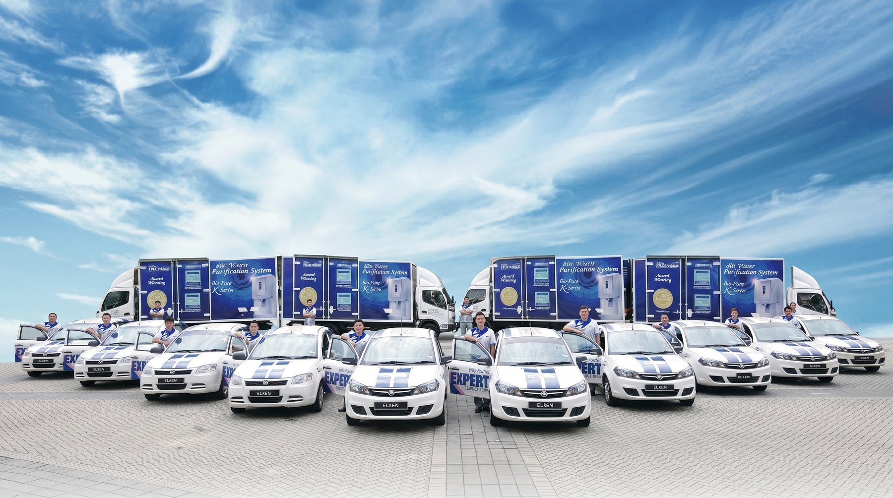 Elken Service nationwide service fleet and team